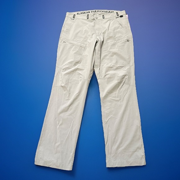 Other - Alaskan Hardgear Pants Men's‎ 38x34 Fishing Hiking Gray No Belt